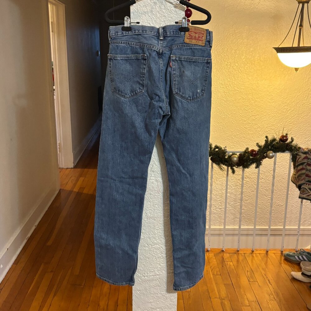 Levi's 505 Jeans Mens 32x34 2014 Red Tag - Picture 2 of 5